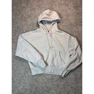 Better Together Womens Gray Hooded Pullover Sweatshirt TK4889 XS